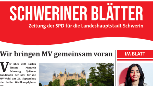 Schweriner Blätter Ausgabe September 2021
